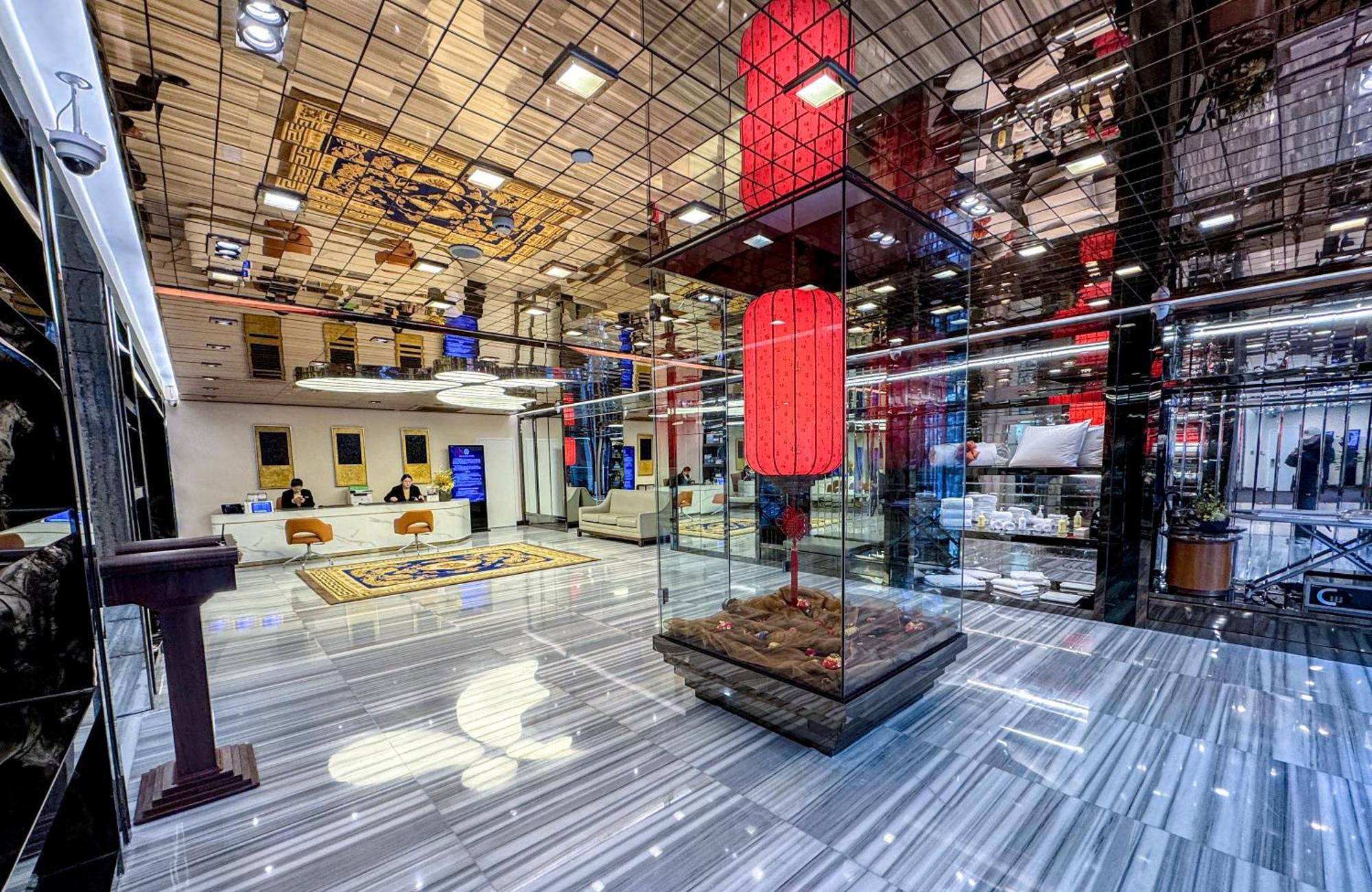 Sunworld Dynasty Hotel Beijing Wangfujing Exteriér fotografie The lobby of the hotel
